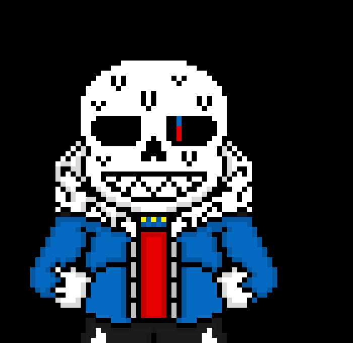 [0ae1f1] oh no buddy, you DON'T touch him *summons huge blue and red blasters, firing both at the sans*