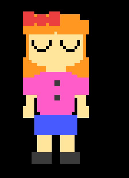 [d0027a] http://pixelartmaker.com/gallery/fnafrp  -Elizabeth Afton
