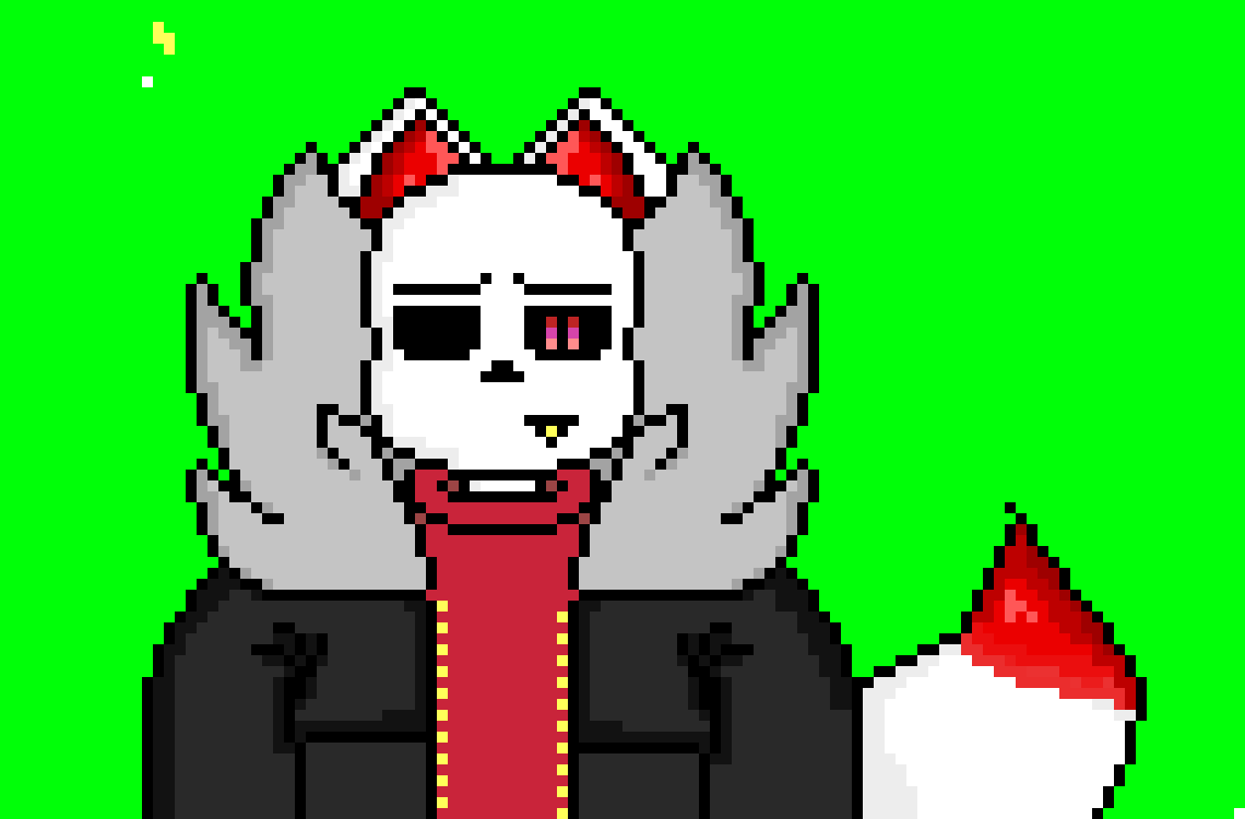 [4033bd] based off my character? (the red inside of ears, red tip on the tail, but a red belly, but female? [wings if you can])  -neko