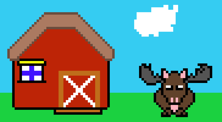 [9664c4] Shed With Moose