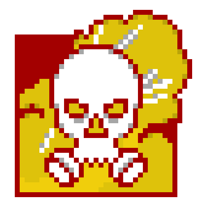 [f68c0a] smoke pixel art