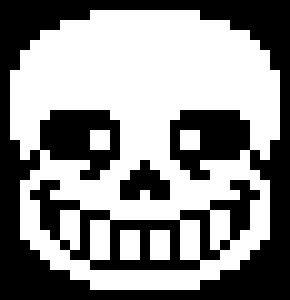 [63ceb7] "Sans - Head | Holy shit, I made something good, that isn't fire or shading... All be it a Sans, head but meh... Everyone has to start somewhere, and just... Yee..... -Terrie