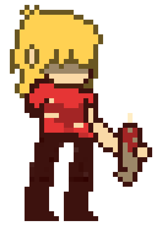 [980d57] *He takes his severed arm.* ...