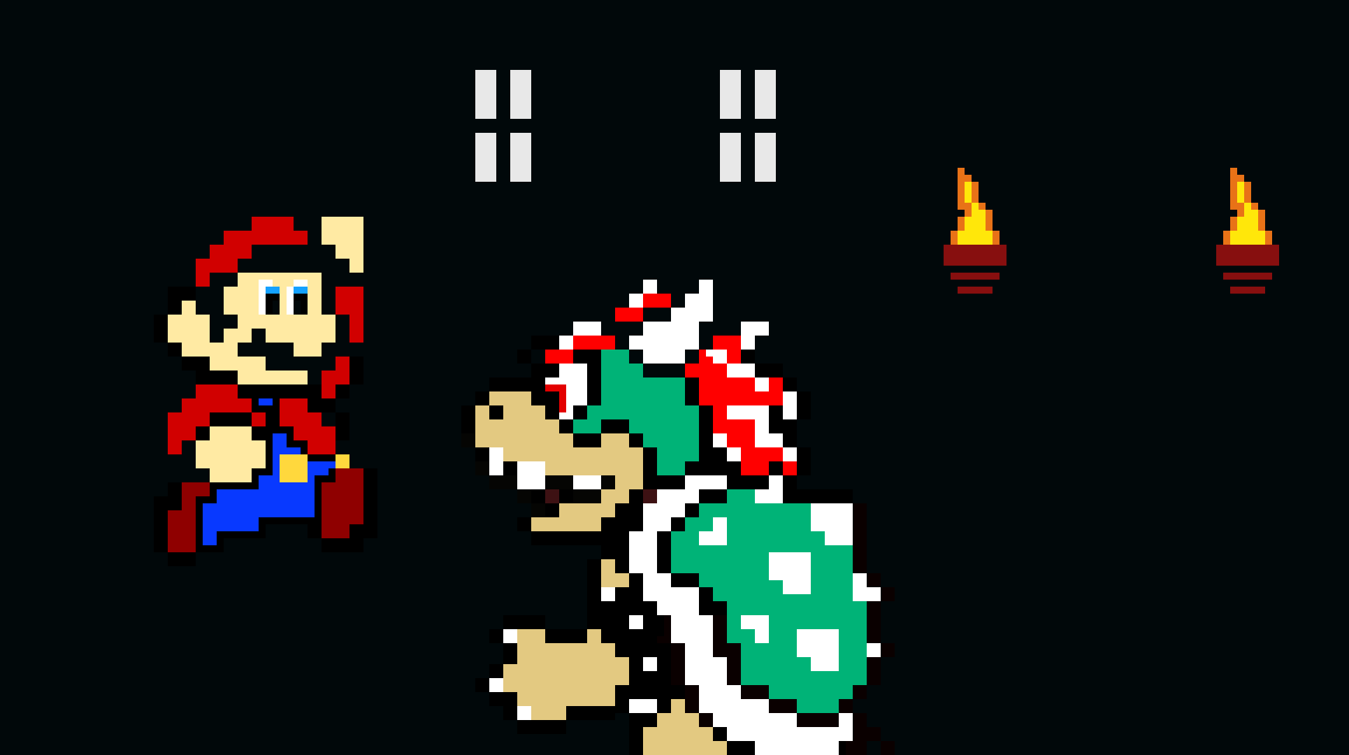 [efdd5f] Josiah's mario and bowser art