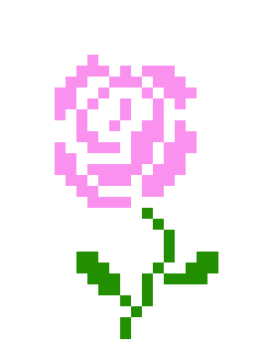 [9664c4] pretty pink rose :by Lizzy