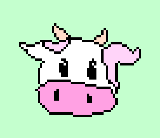 [7ca19d] cow with more outlines