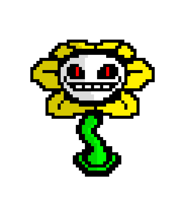 [9664c4] Undertale Flowey the Flower (face 3)