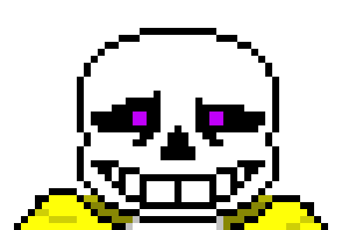 [ae85ef] Can u make a cross sans body friend then put colors 1 block above it