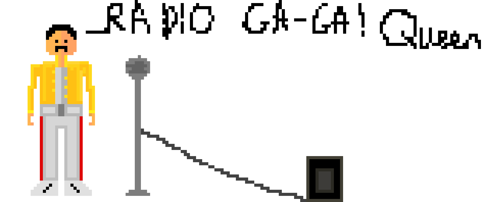 [367698] Freddie Mercury Queen 1986 wembley radio ga-ga