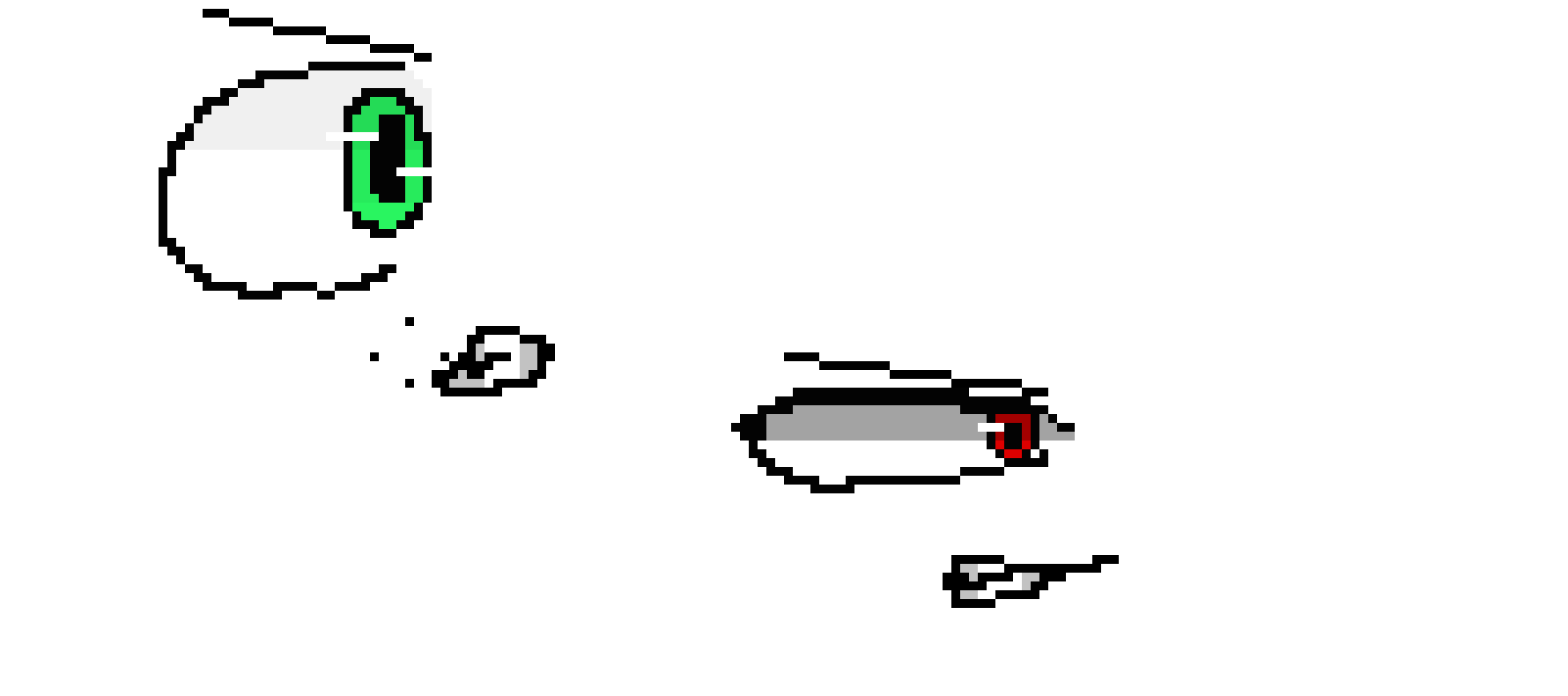 [215b9a] bakugo and deku's eyes