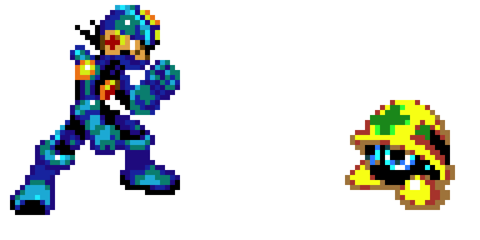 [9664c4] Megaman.exe VS mettaur