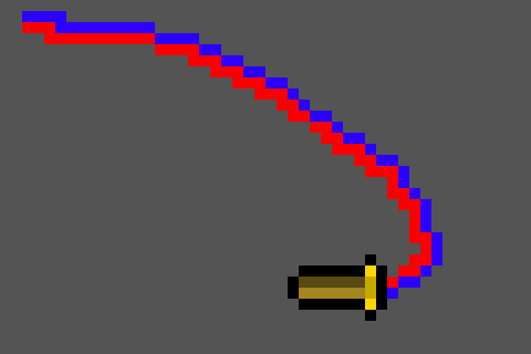 [ca8ee4] (Gets out whip and just tunnels a hole with it)