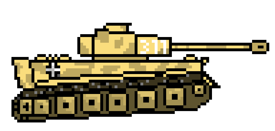 [271b1c] TIGER I PANZER 1945 AFRIKA KORPS