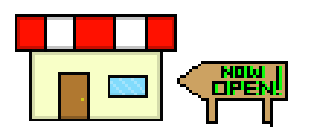 [9664c4] now open store