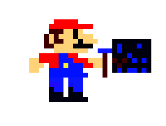 [41735c] MARIO PLAYS MINECRAFT