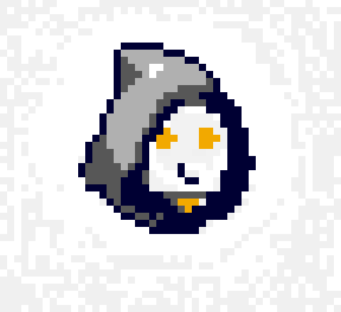 [dfb43a] Reaper Overwatch Pixel Face 