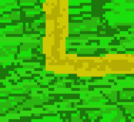 [980959] grass path but curve left 