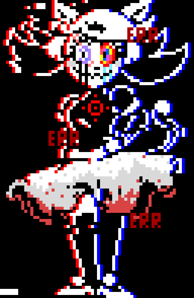 [95be89] -Then another- WHAT IS WRONG WITH ME?!... HAHAHAHAHAAAA! NOTHING THAT`S WHAT!... -And back to the violent glitching-