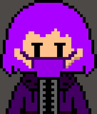 [3354ce] *he pours a bucket of purple paint on the outline.*