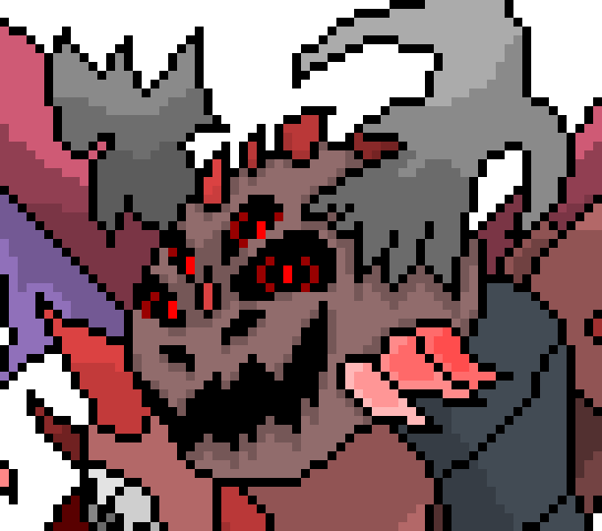 [a2471d] *https://www.youtube.com/watch?v=vE5uEesakTU starts to play* You know what? I`m not holding back. *uses beast eye 7 times, giving it 7 moves, then buffs its attack, debuffs smiley`s defense, buffs its defense, defuffs smiley`s attack, uses concentrate then finally uses Myriad Truths, a high-damage, Almighty move that can`t miss and deals damage 3 times*