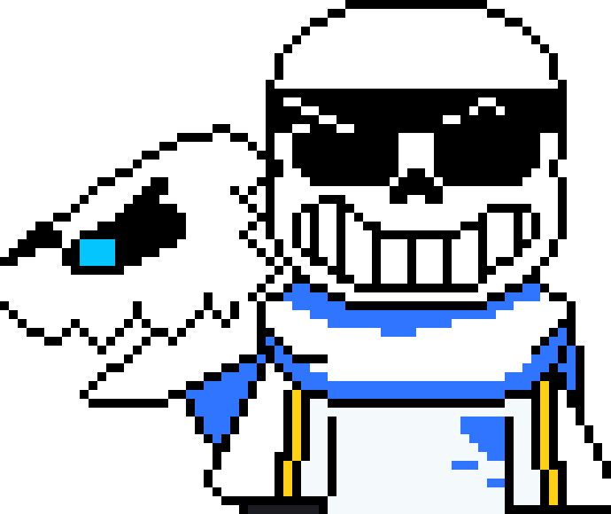 [b9de0d] *gets le taco shells* - (royal guard) SWAP! sans