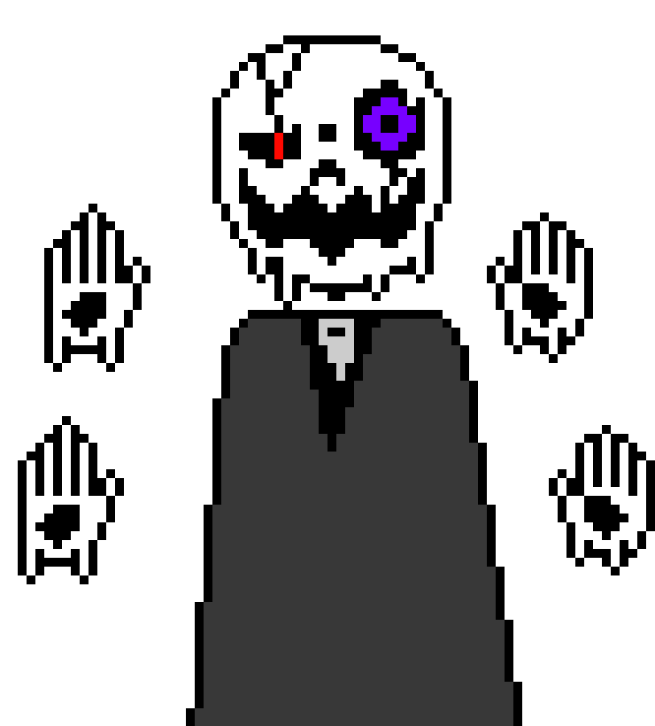 [911483] UNDERTALE - Gaster Battle Sprite 