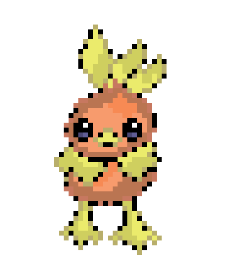 [3fcaee]  Torchic but if the sprite was in gen 1 - Tom