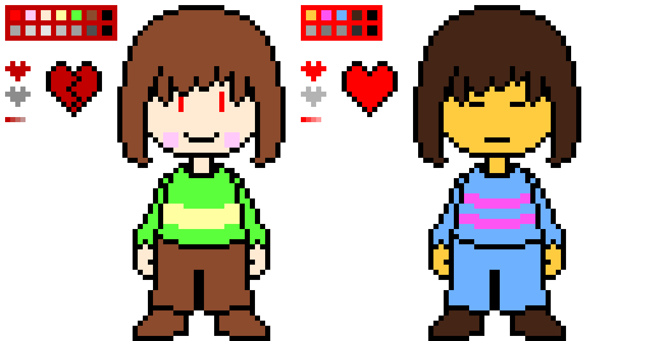 [293042] Undertale Chara and Frisk