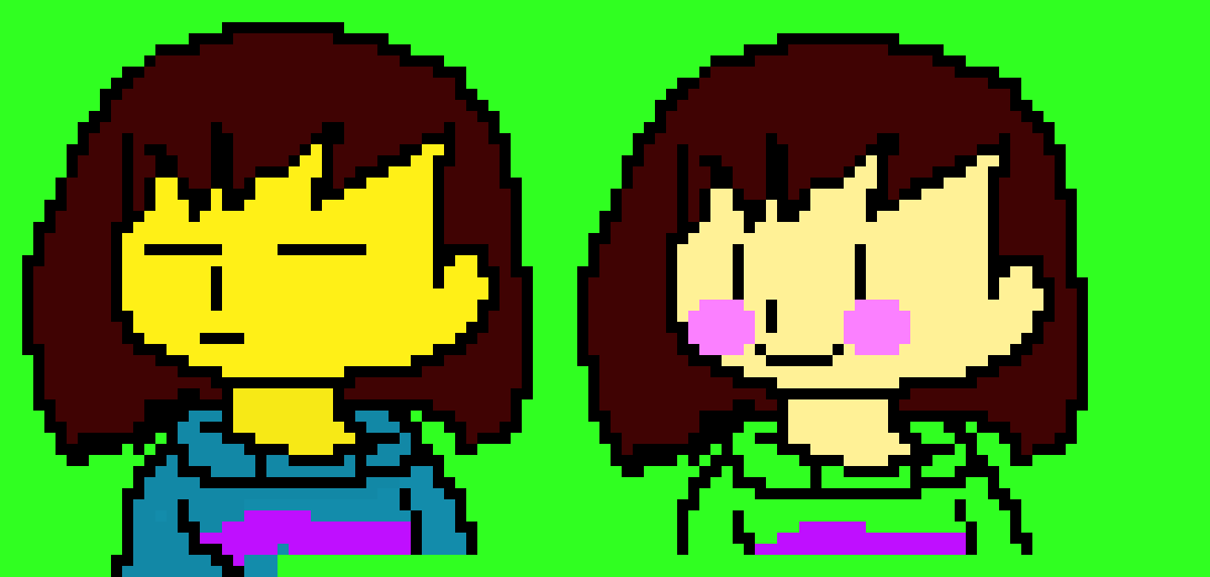 [9664c4] Frisk & Chara
