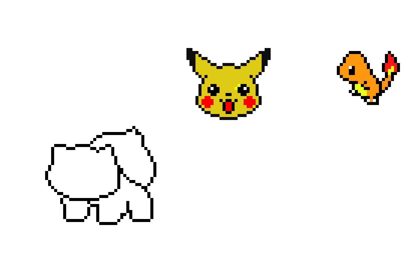 [9664c4] pokemon pixel art