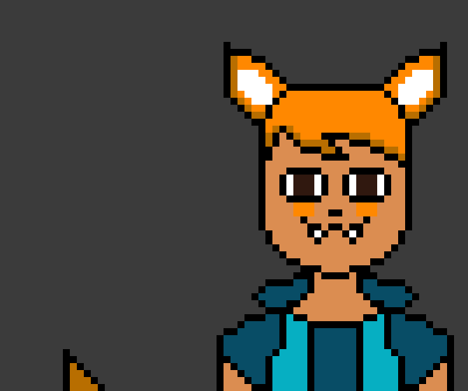 [4fbda4] (touches tail and rubs it fast) can i nuzzle into your chest please- Evan