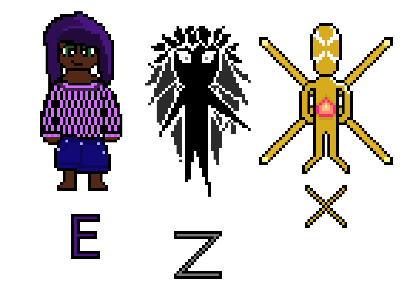 [545c1c] E, Z, and X