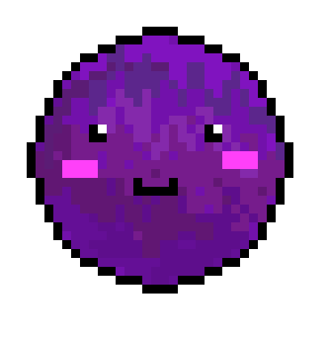 [9664c4] Cute planet purple