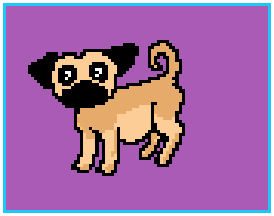 [9664c4] pug in purple