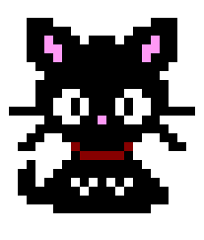 [9664c4] Mysterious Black Cat