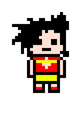 [09c9ab] danganronpa pixel yaoyorozu