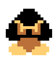 [701a43] inverted color goomba sprite standing