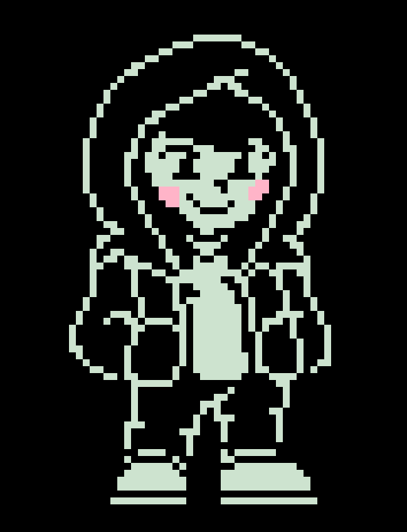 [98b53d] thanks btw i really like how this storyshift chara came out tho =) - hayden