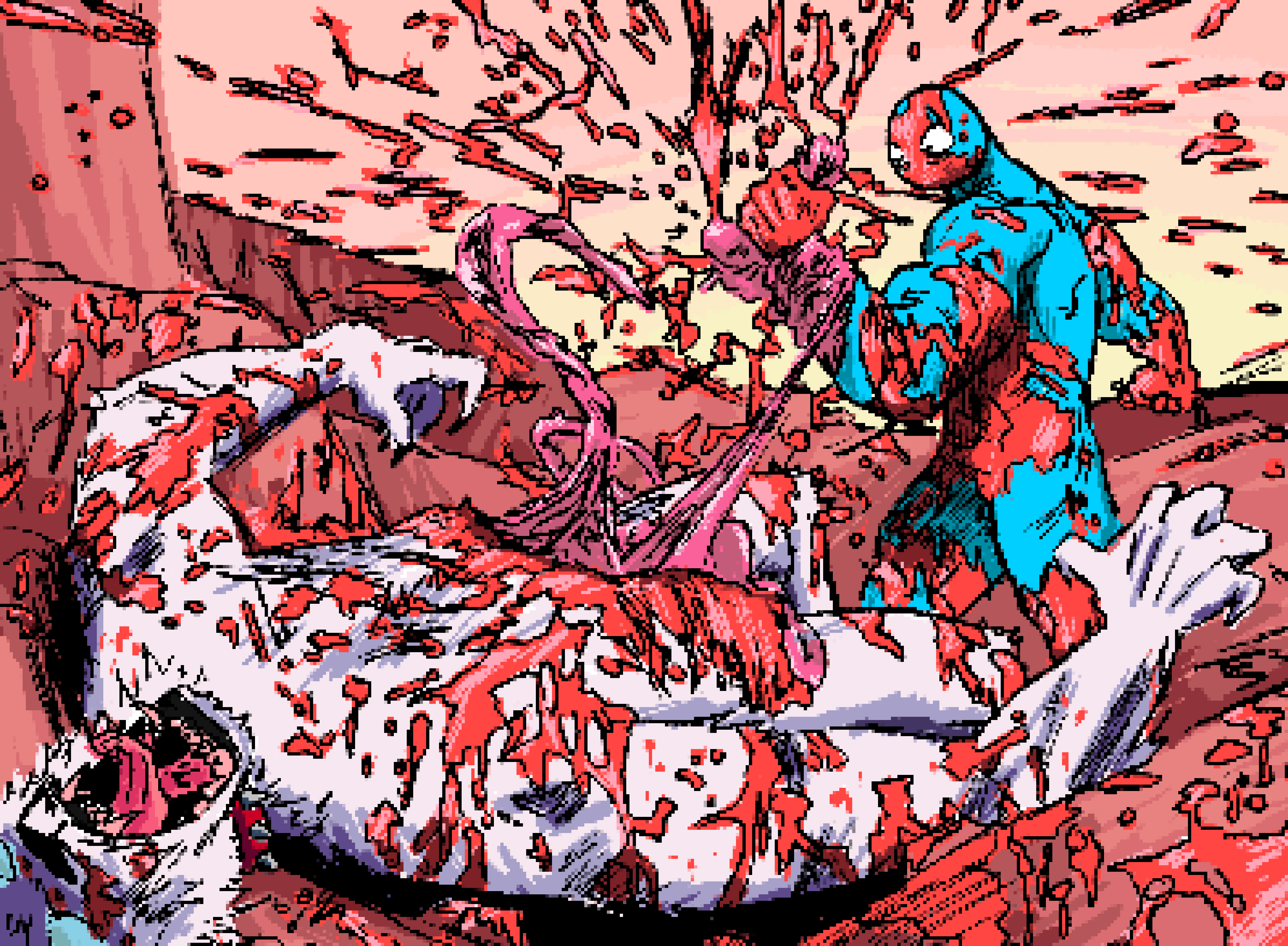 [ff21a2] He a bitch, he'll fold under pressure I can tell from his posture, man, he ain't really like that Mama told me, "I don't care if you scared Go in for the kill, if they try you, better fight back"