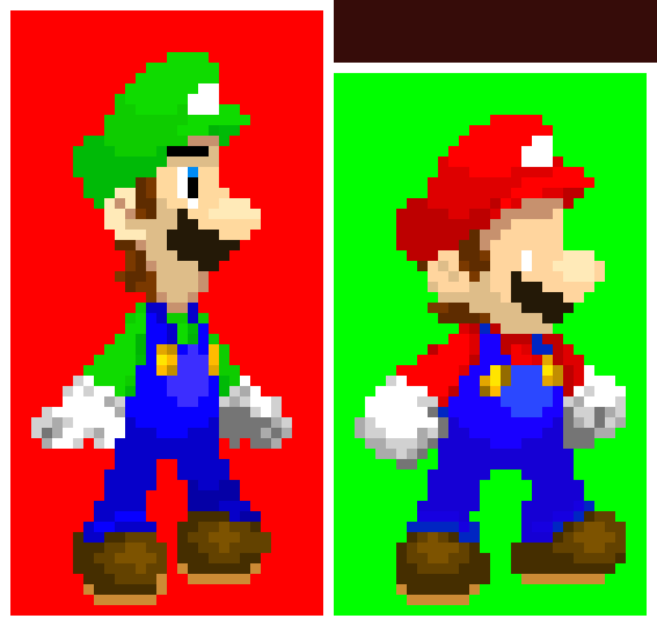 [6f8ae0] Luigi: "What happened to you and Peach being a thing?" Mario: "O-oh... oho.... uh... Weegee, thats uh.... thats a bit-a complicated to explain..." [Luigi & Mario]