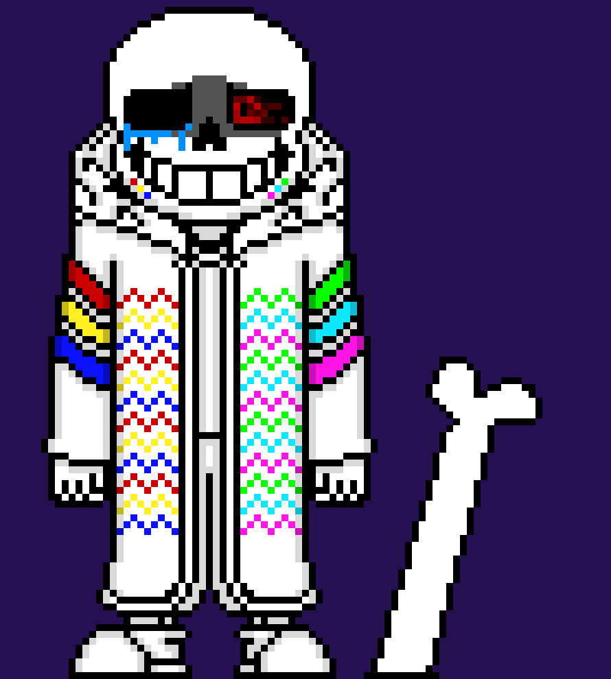 [793648] Its where Multiverse roleswaps into disbelief, taking the roles.. Multi takes papyrus cause he's kind and forgiving. terror is sans and delete is undyne. and madness is the human