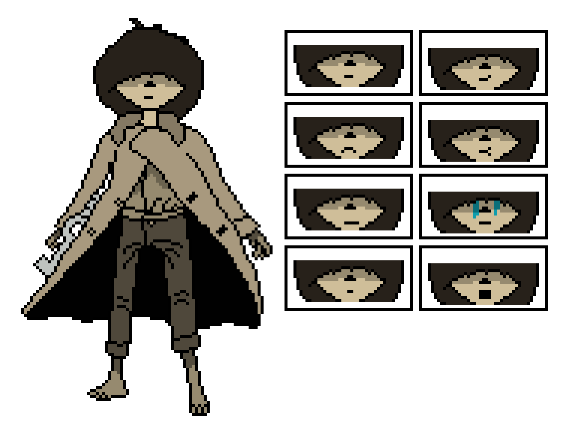 [36aacc] Mono w/ no bag & expressions. -geekazoid