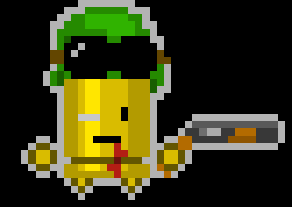 [5101cd] And if anyone wonders why i dont dust, its because im not a monster. I was forged in the gungeons forges. check the gungeons lore