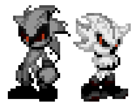 [6c26bc] Azaro the Hedgehog and Blanco the Hedgehog - Sonic OC's