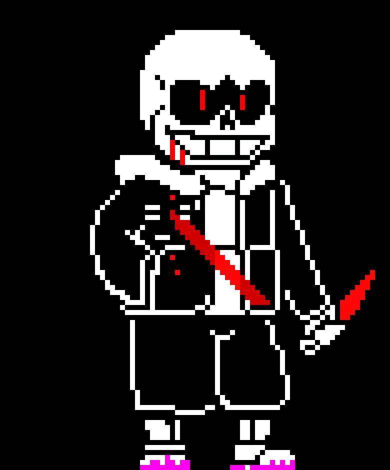 [2b9834] (pulls out nife that chara gave me and slashes at ace)heh.......--- sans/shadow