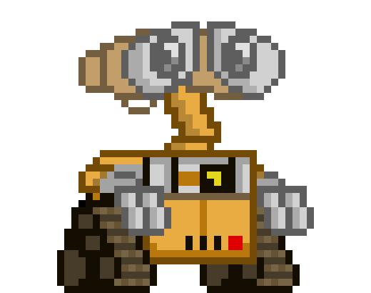 [c4816f] -WALL-E starts to roll around pam out of boredom-