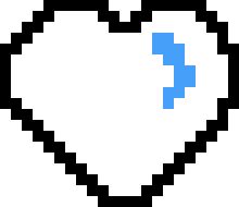 [9664c4] Lives_heart_blue_empty