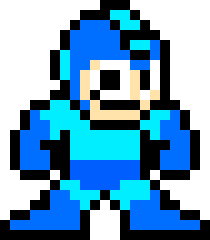 [d38026] mega man happy