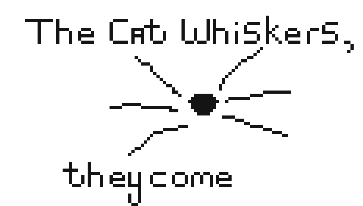 The Cat Whiskers Come From Within Quote Pixel Art Maker