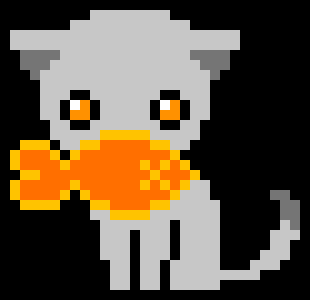 [9664c4] Opposite Colored Cat